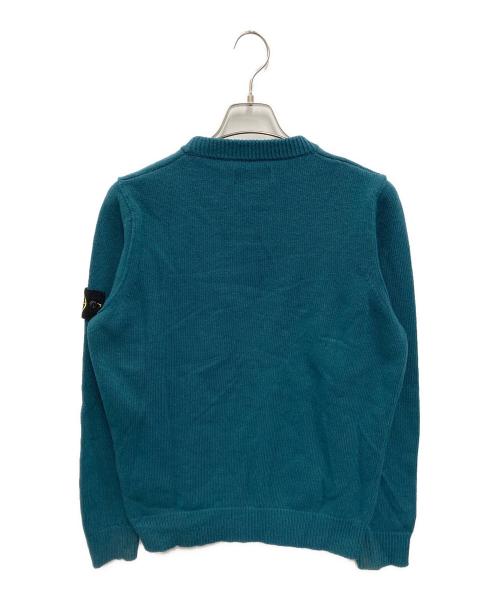 STONE ISLAND（ストーンアイランド）STONE ISLAND (ストーンアイランド) クルーネックニット ブルー サイズ:Mの古着・服飾アイテム