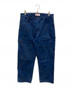 SUPREME×COMME des GARCONS SHIRTシュプリーム×コムデギャルソンシャツ）の古着「CANVAS PAINTER PANTS」｜ネイビー