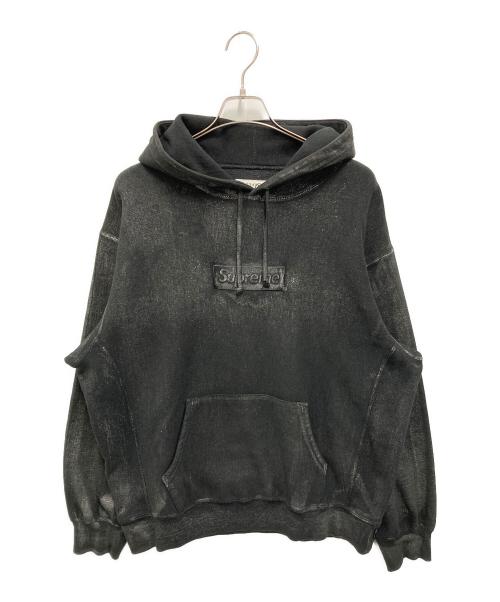 SUPREME（シュプリーム）SUPREME (シュプリーム) MM6 Maison Margiela (エムエムシックスメゾンマルジェラ) Foil Box Logo Hooded Sweatshirt ブラック サイズ:Lの古着・服飾アイテム