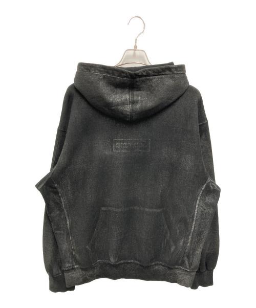 SUPREME（シュプリーム）SUPREME (シュプリーム) MM6 Maison Margiela (エムエムシックスメゾンマルジェラ) Foil Box Logo Hooded Sweatshirt ブラック サイズ:Lの古着・服飾アイテム