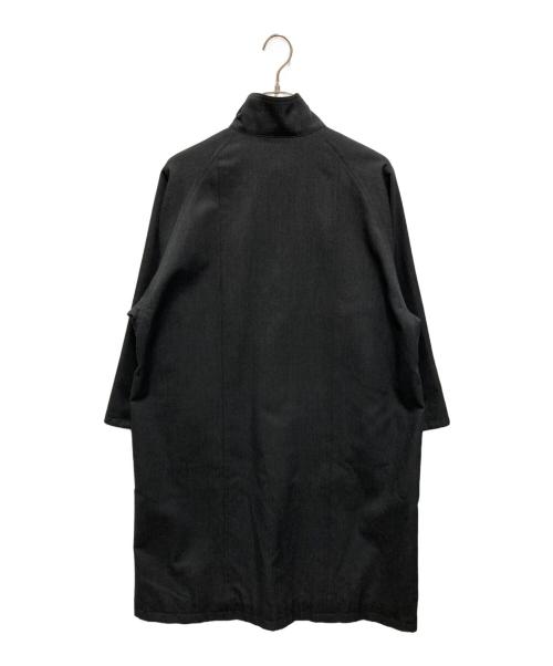 CABAN（キャバン）CABaN (キャバン) ウールギャバジン スタンドカラーコート グレー サイズ:XSの古着・服飾アイテム