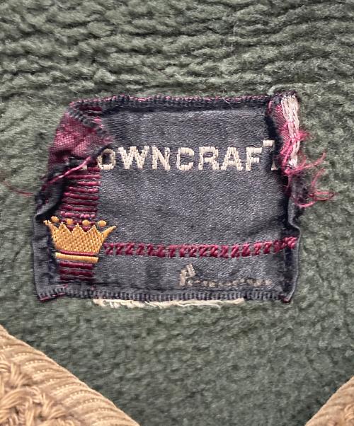 TOWN CRAFT（タウンクラフト）TOWN CRAFT (タウンクラフト) ボアコーデュロイジャケット オリーブ サイズ:記載無しの古着・服飾アイテム