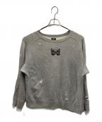 Needlesニードルズ）の古着「DECONSTRUCTED SWEAT SHIRT」｜グレー
