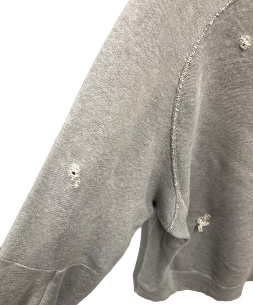 Needles（ニードルズ）Needles (ニードルズ) DECONSTRUCTED SWEAT SHIRT グレー サイズ:XSの古着・服飾アイテム