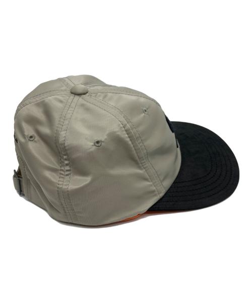 THE H.W.DOG&CO.（エイチダブリュードッグアンドコー）THE H.W.DOG&CO. (エイチダブリュードッグアンドコー) MA-1 MID PROFILE CAP ブラック×グレーの古着・服飾アイテム