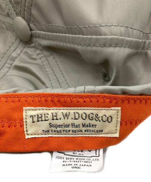 THE H.W.DOG&CO.（エイチダブリュードッグアンドコー）THE H.W.DOG&CO. (エイチダブリュードッグアンドコー) MA-1 MID PROFILE CAP ブラック×グレーの古着・服飾アイテム