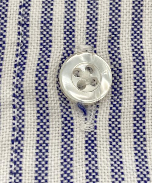 BROOKS BROTHERS（ブルックスブラザーズ）BROOKS BROTHERS (ブルックスブラザーズ) BROOKS WEAVE ストライプシャツ ブルー×ホワイト サイズ:SIZE 15 1/2-3の古着・服飾アイテム