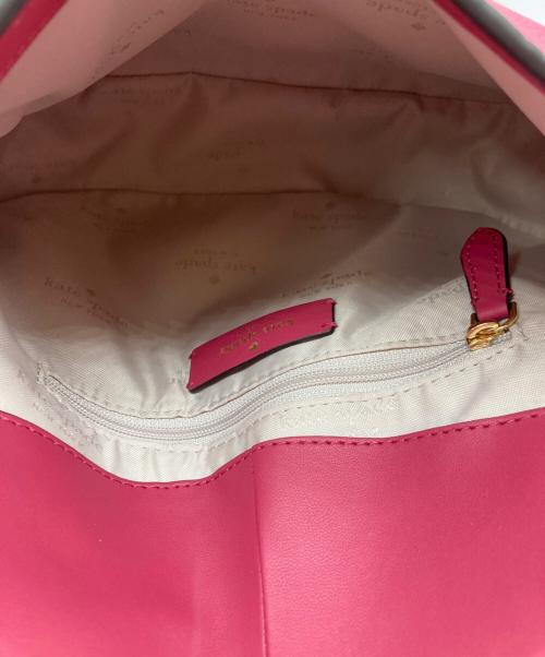 Kate Spade（ケイトスペード）Kate Spade (ケイトスペード) ケイラサドルバッグ ピンクの古着・服飾アイテム