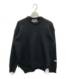 CDG（シーディージー）の古着「ツイストクルーネックニット」｜ブラック