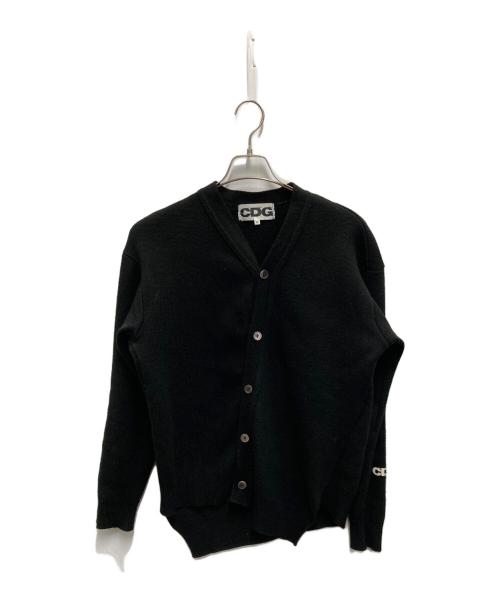 CDG（シーディージー）CDG (シーディージー) ツイスト-捻じれ-カーディガン ブラック サイズ:Mの古着・服飾アイテム