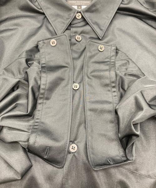 COMME des GARCONS HOMME PLUS（コムデギャルソンオムプリュス）COMME des GARCONS HOMME PLUS (コムデギャルソンオムプリュス) チェストポケット シャツ ブラック サイズ:Sの古着・服飾アイテム
