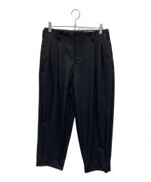 COMME des GARCONS HOMME PLUS（コムデギャルソンオムプリュス）の古着「2タック スラックス」｜ブラック