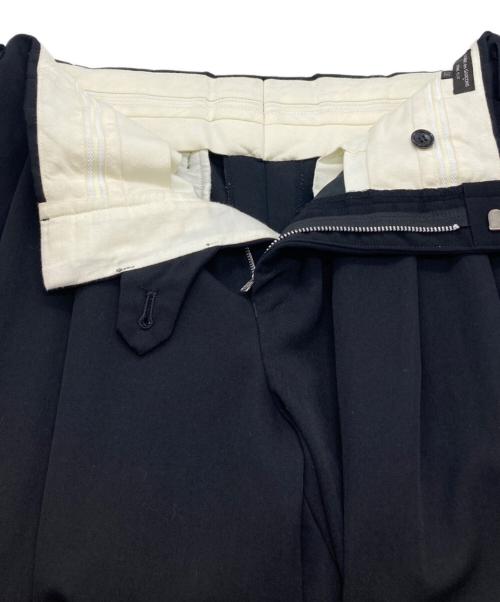 COMME des GARCONS HOMME PLUS（コムデギャルソンオムプリュス）COMME des GARCONS HOMME PLUS (コムデギャルソンオムプリュス) 2タック スラックス ブラック サイズ:XSの古着・服飾アイテム