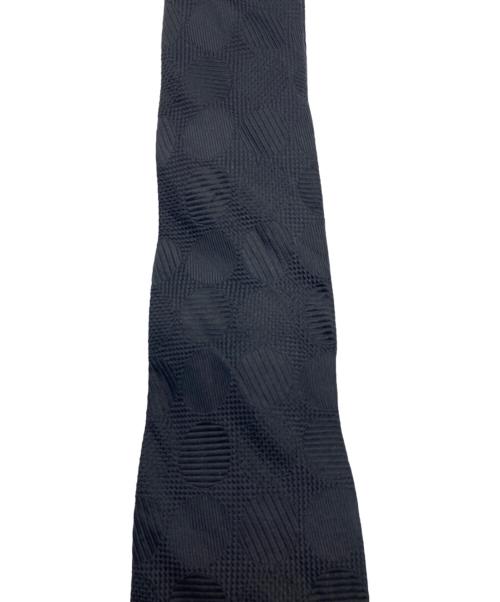 COMME des GARCONS HOMME DEUX（コムデギャルソン オム ドゥ）COMME des GARCONS HOMME DEUX (コムデギャルソン オム ドゥ) ドット柄シルクネクタイ ブラック サイズ:記載無しの古着・服飾アイテム
