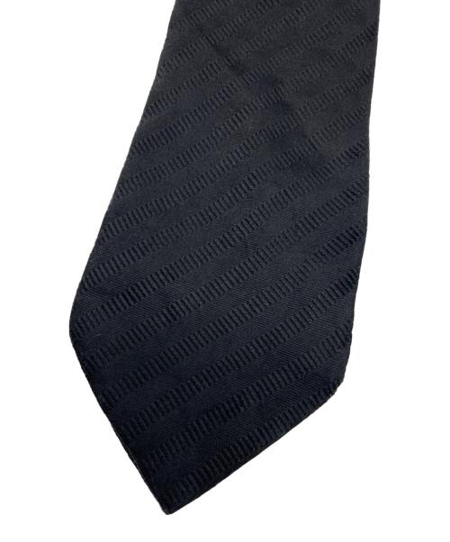 COMME des GARCONS HOMME DEUX（コムデギャルソン オム ドゥ）COMME des GARCONS HOMME DEUX (コムデギャルソン オム ドゥ) シルクネクタイ ブラック サイズ:記載無しの古着・服飾アイテム