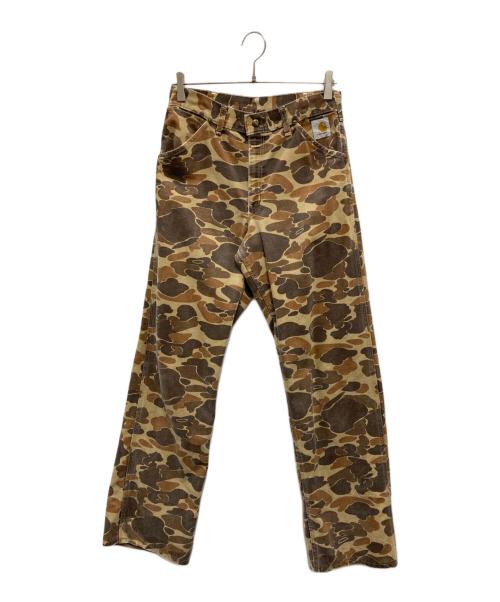 CarHartt（カーハート）CarHartt (カーハート) ダックハンターカモパンツ ブラウン サイズ:30の古着・服飾アイテム