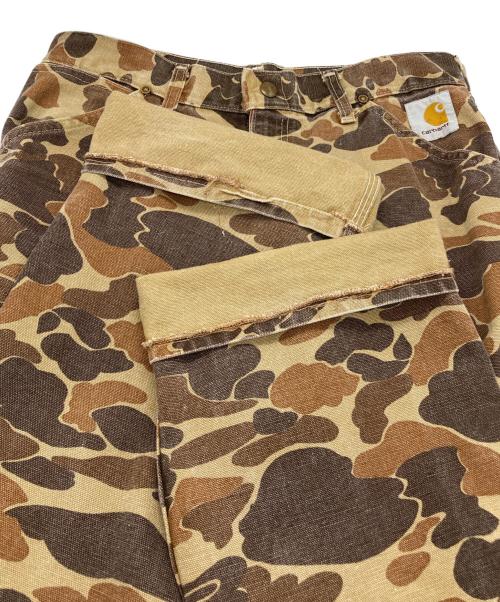 CarHartt（カーハート）CarHartt (カーハート) ダックハンターカモパンツ ブラウン サイズ:30の古着・服飾アイテム