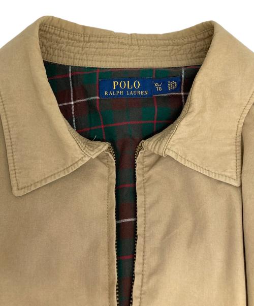 POLO RALPH LAUREN（ポロ・ラルフローレン）POLO RALPH LAUREN (ポロ・ラルフローレン) 中綿 スイングトップ ベージュ サイズ:XLの古着・服飾アイテム