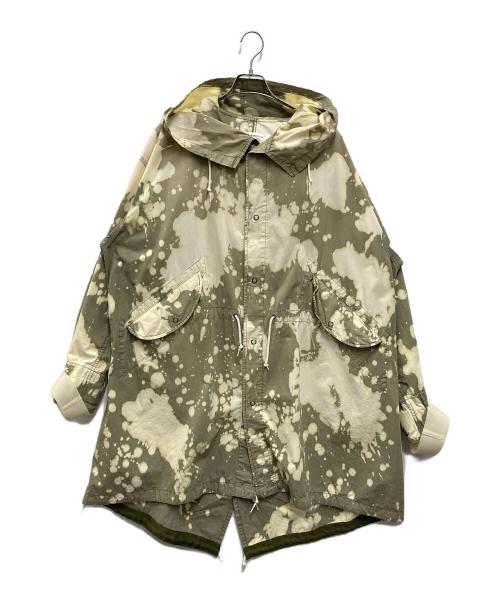 MOUNTAIN RESEARCH（マウンテンリサーチ）MOUNTAIN RESEARCH (マウンテンリサーチ) BLEACH PARKA カーキ サイズ:ｌの古着・服飾アイテム