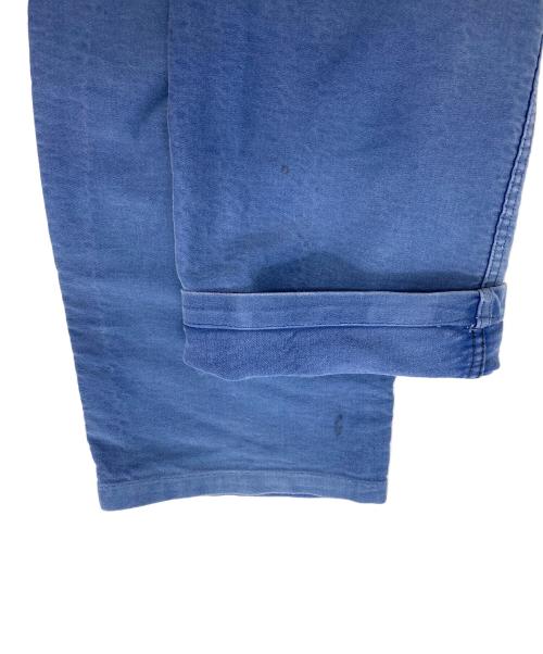 Le Mont Saint Martin French（ル・モンサンマルタン）Le Mont Saint Martin French (ル・モンサンマルタン) モールスキン フレンチワークパンツ ブルー サイズ:SIZE 42の古着・服飾アイテム