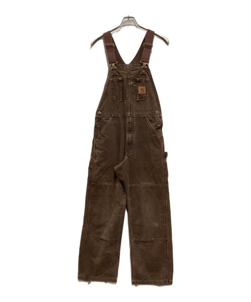 CarHartt（カーハート）CarHartt (カーハート) ダック地 オーバーオール ブラウン サイズ:SIZE 30の古着・服飾アイテム