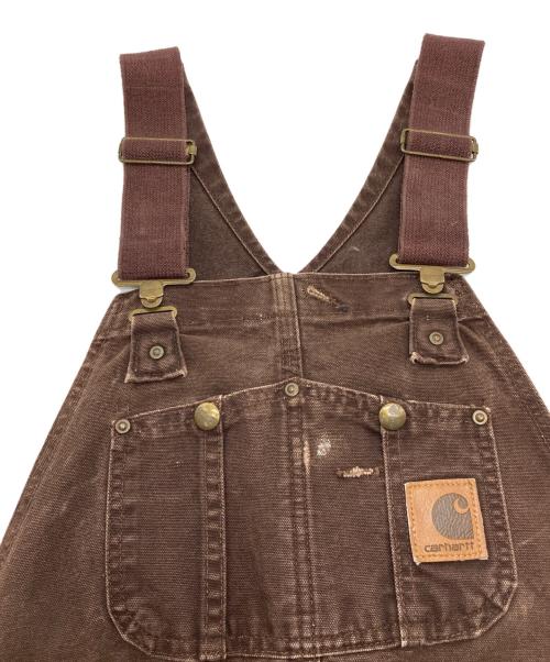 CarHartt（カーハート）CarHartt (カーハート) ダック地 オーバーオール ブラウン サイズ:SIZE 30の古着・服飾アイテム