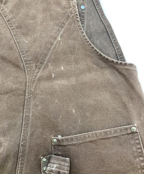 CarHartt（カーハート）CarHartt (カーハート) ダック地 オーバーオール ブラウン サイズ:SIZE 30の古着・服飾アイテム