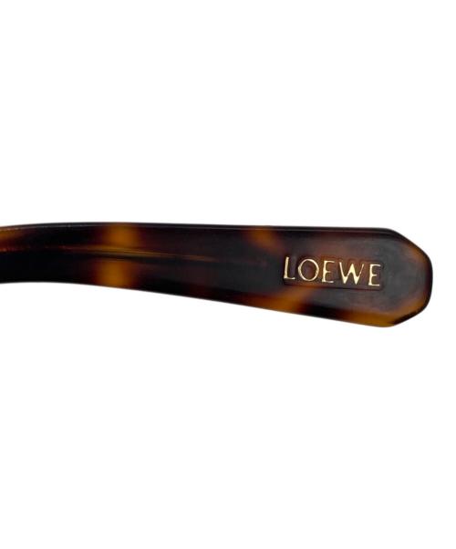 LOEWE（ロエベ）LOEWE (ロエベ) ウェリントン サングラス ブラウン×ピンク サイズ:SIZE 53□22の古着・服飾アイテム