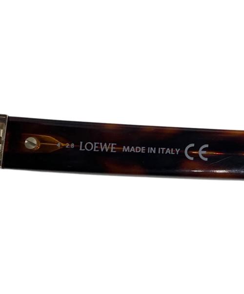 LOEWE（ロエベ）LOEWE (ロエベ) ウェリントン サングラス ブラウン×ピンク サイズ:SIZE 53□22の古着・服飾アイテム