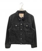 TRUE RELIGIONトゥルー レリジョン）の古着「jimmy denim trucker jacket」｜ブラック