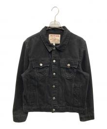 TRUE RELIGION（トゥルー レリジョン）の古着「jimmy denim trucker jacket」｜ブラック