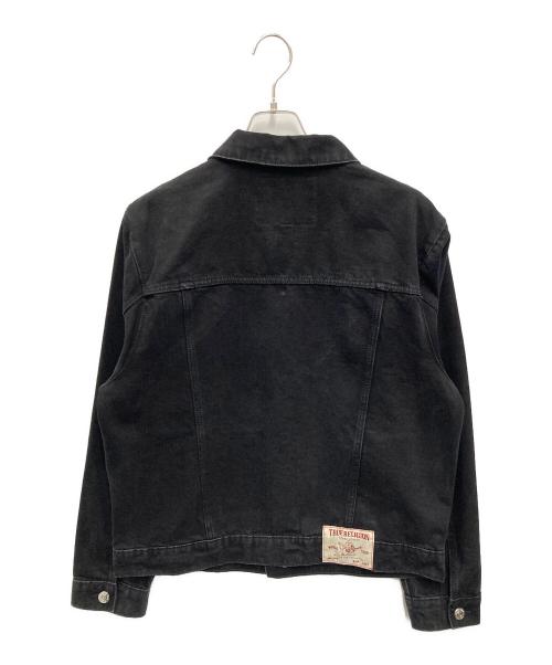 TRUE RELIGION（トゥルー レリジョン）TRUE RELIGION (トゥルー レリジョン) jimmy denim trucker jacket ブラック サイズ:lの古着・服飾アイテム
