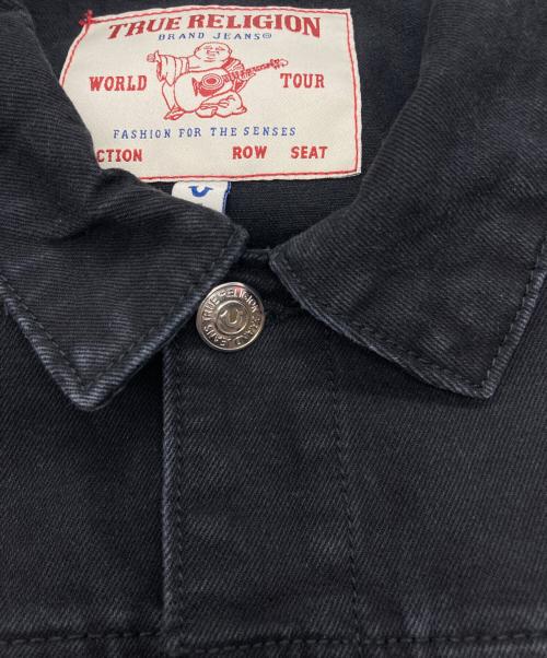 TRUE RELIGION（トゥルー レリジョン）TRUE RELIGION (トゥルー レリジョン) jimmy denim trucker jacket ブラック サイズ:lの古着・服飾アイテム