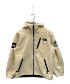 THE NORTH FACE WHITE LABELザノースフェイスホワイトレーベル）の古着「RIMO HOOD FLEECE JACKET」｜アイボリー