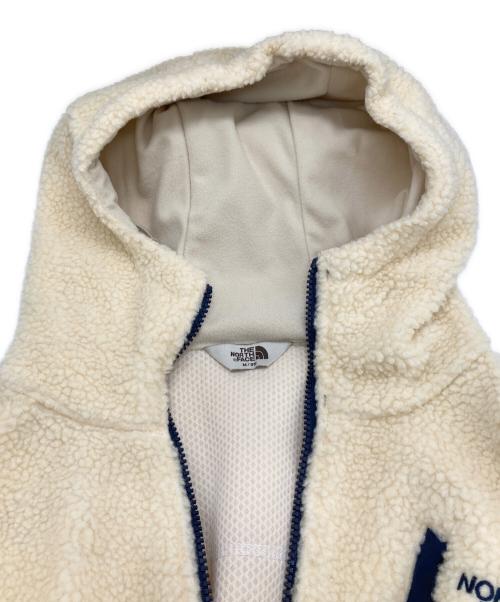 THE NORTH FACE WHITE LABEL（ザノースフェイスホワイトレーベル）THE NORTH FACE WHITE LABEL (ザノースフェイスホワイトレーベル) RIMO HOOD FLEECE JACKET アイボリー サイズ:Mの古着・服飾アイテム