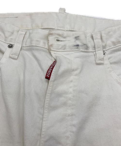 DSQUARED2（ディースクエアード）DSQUARED2 (ディースクエアード) Loose Carpenter Jean ホワイト サイズ:SIZE 46の古着・服飾アイテム