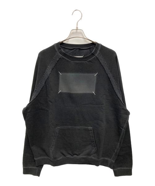 Maison Margiela（メゾンマルジェラ）Maison Margiela (メゾンマルジェラ) メモリーオブラベルウォッシュドスウェット ブラック サイズ:44 未使用品の古着・服飾アイテム
