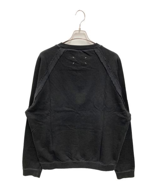 Maison Margiela（メゾンマルジェラ）Maison Margiela (メゾンマルジェラ) メモリーオブラベルウォッシュドスウェット ブラック サイズ:44 未使用品の古着・服飾アイテム