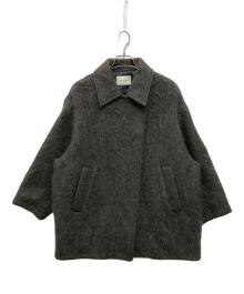 Adam et Rope（アダム エ ロペ）の古着「モヘヤシャギーミドルコート」｜グレー