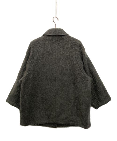 Adam et Rope（アダム エ ロペ）Adam et Rope (アダム エ ロペ) モヘヤシャギーミドルコート グレー サイズ:FREEの古着・服飾アイテム