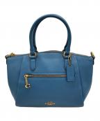 COACHコーチ）の古着「エリス サッチェル 2WAYショルダーバッグ」｜ブルー