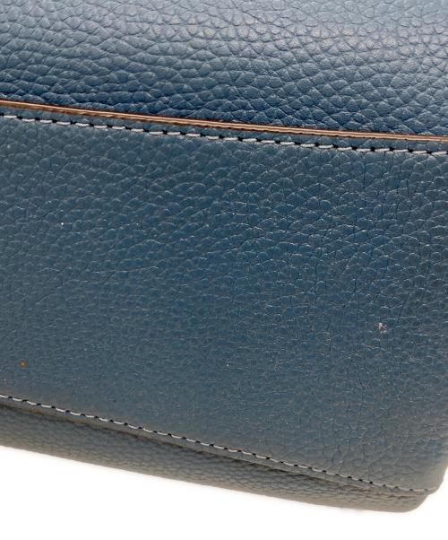 COACH（コーチ）COACH (コーチ) エリス サッチェル 2WAYショルダーバッグ ブルーの古着・服飾アイテム