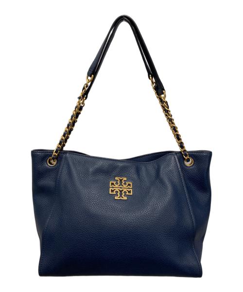 TORY BURCH（トリーバーチ）TORY BURCH (トリーバーチ) トートバッグ ネイビーの古着・服飾アイテム