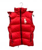 POLO RALPH LAURENポロ・ラルフローレン）の古着「ビックポニーダウンベスト」｜レッド