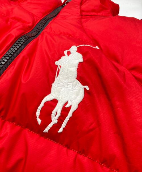 POLO RALPH LAUREN（ポロ・ラルフローレン）POLO RALPH LAUREN (ポロ・ラルフローレン) ビックポニーダウンベスト レッド サイズ:Sの古着・服飾アイテム
