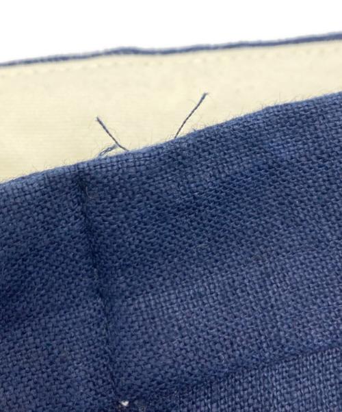 POLO RALPH LAUREN（ポロ・ラルフローレン）POLO RALPH LAUREN (ポロ・ラルフローレン) 2タックリネンパンツ ネイビー サイズ:36の古着・服飾アイテム