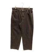 stussyステューシー）の古着「DENIM BIG OL JEAN」｜ブラウン