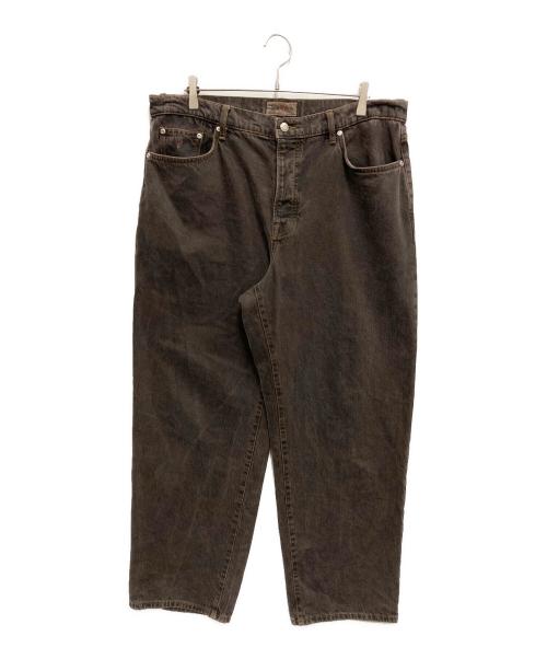 stussy（ステューシー）stussy (ステューシー) DENIM BIG OL JEAN ブラウン サイズ:36の古着・服飾アイテム
