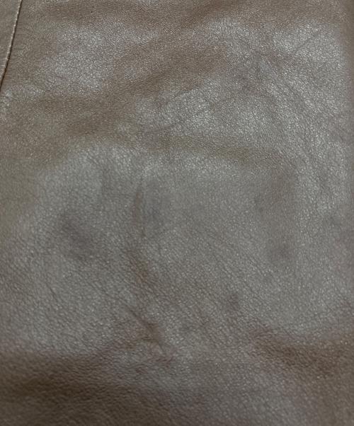 Wilson（ウィルソン）Wilson (ウィルソン) レザーカーコート ブラウン サイズ:Lの古着・服飾アイテム