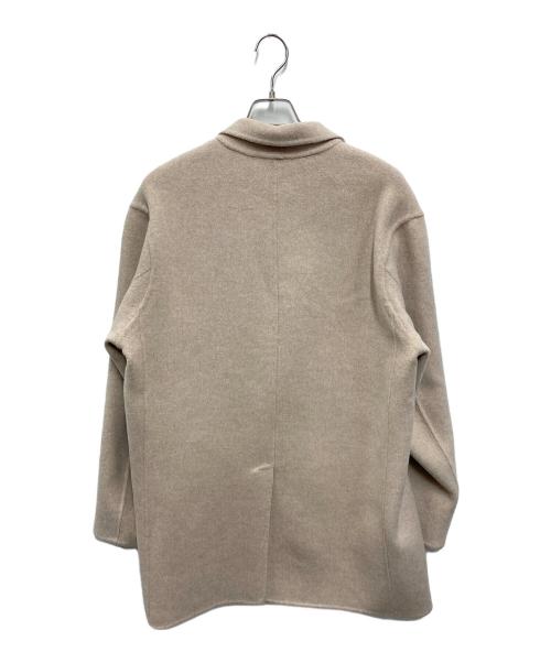 EDIFICE（エディフィス）EDIFICE (エディフィス) ウールカシミヤ Wフェイス コート ベージュ サイズ:SIZE 46の古着・服飾アイテム